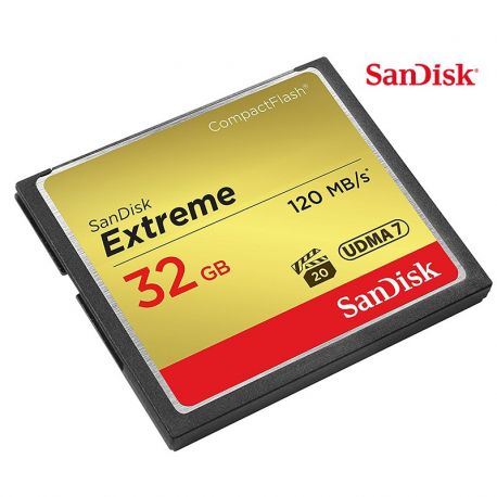 SanDisk Extreme Compact Flash 32GB 120MB/s (SDCFXSB-032G-G46)