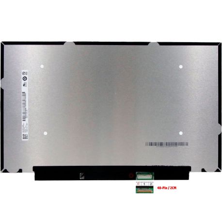 Ecrã LCD 14" 1920x1080 FHD Antiglare IPS Touch WLED 40-Pinos 2CM BR eDP1.2 Flat WOB - Ecrã para Insys WHA-14P2 (LCD121M) N