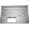 HP Pavilion 15-CC Teclado Português com Top Cover Natural Silver e Grelha em Empress Red (929868-131) N