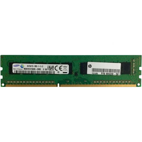 HP 8GB (1x 8GB) 2Rx8 PC3-12800E CL11 DDR3-1600 ECC 1.50V UDIMM 240-pin STD (669239-581, 677034-001, A2Z50AA, A2Z50AT, F3J56AV) N