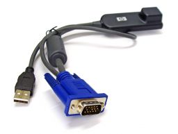 HP KVM Cat5 USB Interface Adapter - Includes one adapter (336047-B21 / 396633-001 / 410532-001 / 748740-001)