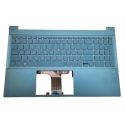 HP Top Cover com Teclado Português, Light Teal, Backlight, PAVILION 15-EG, 15-EH Series  (M08928-131, M14814-131) N