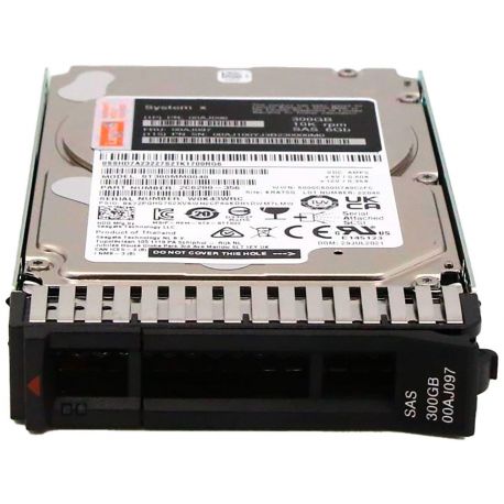 LENOVO IBM 300GB 10K 6Gb/s SAS 2.5" SFF HP 512n EP IFC HDD (00AJ096, 00AJ097, 00AJ100) R