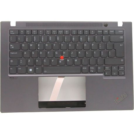 Lenovo T14s Gen 2 Top Cover c/Teclado Backlit Cinza Português (5M11A37903, 5M11A37905) N