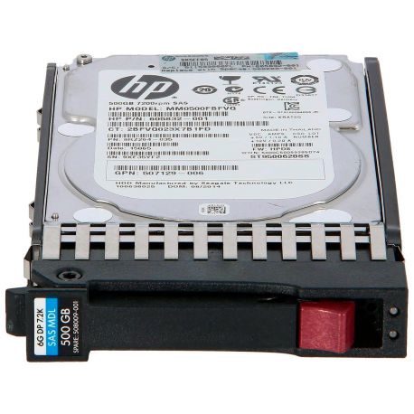 HPE 500GB 7.2K 6Gb/s DP SAS 2.5" SFF HP 512n MDL G5-G7 ST HDD (507610-B21, 507610-S21, 508009-001, 605832-001) FS