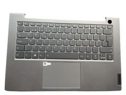Lenovo Top Cover com teclado Português, Cinzento, com Backlight (5CB1B33139)