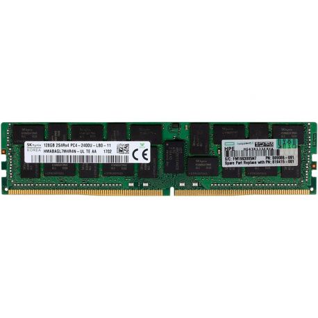 Memória Smart HPE Original 128GB (1x128GB) 2S4R PC4-2400U-L 8-bit ECC 3DS CAS:20-18-18 1.20V 64-bit LRDIMM 288-pin STD (809086-091, 809208-B21, 819415-001) N