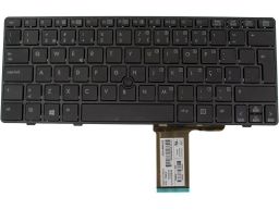 Teclado PT Preto com Pointing-Stick para HP EliteBook 2560p, 2570p (638512-131, 651390-131) N