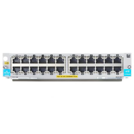 HP Aruba 5400R 24-port 10/100/1000BASE-T PoE+ with MACsec v3 zl2 Module (J9986A / J9986-61001)