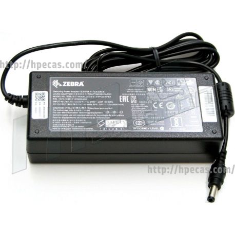 Carregador genuíno ZEBRA de 50/60W 20V 5.5x2.5mm (105950-060, 105950-076, 808112-001, 808113-001, 9NA0602400, 9NA0602402, 9NA0602405, FSP060-RPBA, FSP50-11, P1028888-001, P1076000-001, PLUS220) N