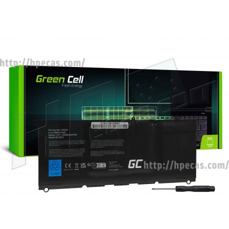 Green Cell Bateria PW23Y para Dell XPS 13 9360 * 7.6V - 5400mAh (DE133V2)