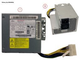 Fujitsu Power Supply 250W 94+ PSU Platinum (38045856, D14-250P1A, S26113-E592-V70-01, S26113-E592-V70-1) R