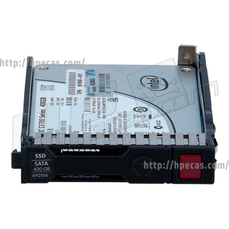 HPE 400GB MLC 6Gb/s SATA 2.5" SFF HP 512n EM Gen8-Gen10 SC SSD (691866-B21, 691867-B21, 692166-001) N