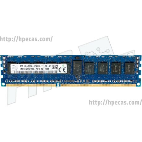 Memória Compatível 8GB (1x8GB) 1R PC3L-12800-R-11 DDR3-1600 ECC 1.35V CL:11 LV-RDIMM 240 STD (CT8G3ERSLS4160B, HMT41GR7AFR4A-PB, HMT41GR7BFR4A-PB, HMT41GR7DFR4A-PB, MT18KSF1G72PZ-1G6, M393B1G70BH0-YK0, M393B1G70EB0-YK0, M393B1G70QH0-YK0) R