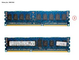 Memória FUJITSU 8GB (1x8GB) 1Rx4 PC3L-12800-R-11 DDR3-1600 ECC 1.35V CL:11 LV-RDIMM 240 STD (38037043, S26361-F3781-E515, S26361-F3781-L515) R