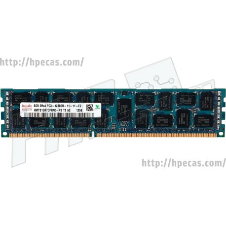 Memória Compatível 8GB (1x8GB) 2Rx4 PC3-12800-R-11 DDR3-1600 ECC 1.50V CL:11 RDIMM 240 STD (EBJ81RF4BDWA-GN-F, EBJ81RF4BDWD-GN-F, HMT31GR7CFR4C-PB, HMT31GR7EFR4C-PB, MT36JSF1G72PZ-1G6, M393B1K70CH0-CK0, M393B1K70DH0-CK0, M393B1K70QB0-CK0) N