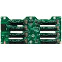 Backplane Board SAS/SATA for 8-Bay 2.5" SFF for HPE Proliant DL360P, DL380E, DL380P, DL385P, DL388E, DL388P GEN8 Servers (643705-001) N