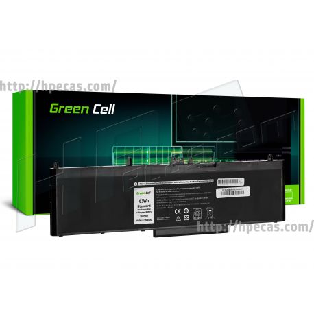 Bateria Compatível Green Cell WJ5R2/04F5YV para Dell Latitude E5570 Precision 3510 *11.4V 5500mAh* (DE161)