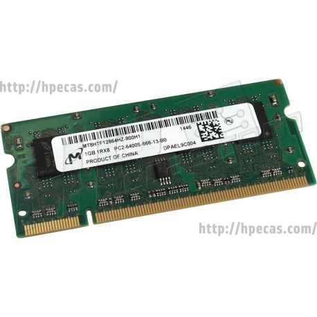 Memória HP 1GB (1x1GB) 1Rx8 PC2-64006-S Non-ECC SDP CAS:6 1.80V SO-DIMM 200-pin STD (441590-DX8, 485032-005, 598861-001, A2W77-67912) N