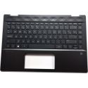 Top Cover Natural Silver, Teclado Espanhol Ash Gray, sem Impressão Digital HP Pavilion 14-DH (L47781-071, L53794-071, L54863-071) N