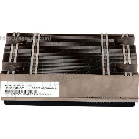 HPE ProLiant DL360p Gen8, Screw down type Heatsink, for Low-End Processors with less than 135W TDP (734040-001, 735506-001) N