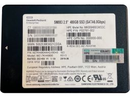 HPE 480GB MLC 6Gb/s SP SATA 2.5" SFF NHP 512n MU DS Gen9-Gen10 RW SSD (P09908-001, P09714-B21) N