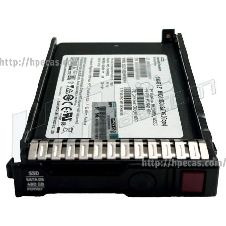 HPE 480GB MLC 6Gb/s SP SATA 2.5" SFF HP 512e MU DS Gen9-Gen10+ SC SSD (P09712-B21, P09713-B21, P09907-001) R