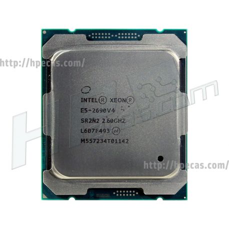 CPU Intel Xeon E5-2690 v4 processor 35M Cache, 2.60 GHz, 14-Core, 64-bit, Broadwell, 135W TDP, socket FC-LGA2011-3, 2016 (SR2N2, E5-2690V4, BX80660E52690V4, CM8066002030908) N