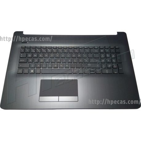 Top Cover c/Teclado, sem Backlight, c/TouchPad, Ash Silver, Português, HP 17-BY0,  17-BY1,  17-BY2,  17-CA0,  17-CA1,  17G-CR0,  17G-CR2,  17Q-CS0,  17Q-CS1,  17T-BY0,  17T-BY1,  17T-BY2,  17Z-CA0,  17Z-CA1, (L22750-131, L25444-131) N