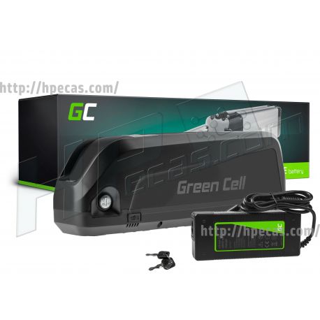 Green Cell E-bike Bateria Down Tube Ebike EC5 para Samebike, SMLRO com Carregador * 48V 18000mAh 864Wh (EBIKE78STD) N