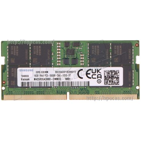 Memória Compatível 16GB DDR5 5600Mhz Unbuffered Non-ECC 