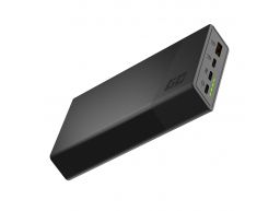 Green Cell GC PowerPlay 20S Power Bank PD USB C com Fast Charging Carregador para iPhone 15 14 13 12 * 5/9/12V 20000mAh 22.5Wh (PBGC03S) N