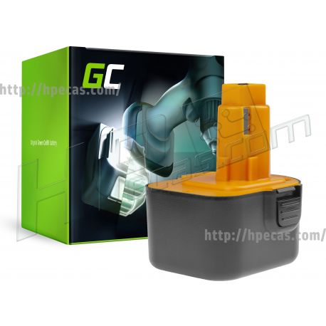 Green Cell Bateria A9252 A9275 DE9037 DE9071 DE9074 DE9075 para DeWalt - Black&Decker KC120V KC1262F CD12C CD12CA * 12V 3000mAh  36Wh (PT52) N