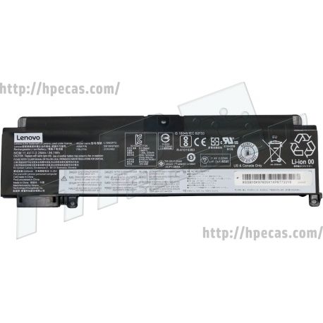 Bateria Lenovo Original L16M3P73, ThinkPad T460s, T470s, 3-células 11.4V 26.1Wh 2290mAh (01AV405, 01AV406, 01AV407, 01AV408, 01AV462, SB10J79002, SB10J79003, SB10J79004, SB10J79005, SB10K97605) N