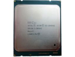CPU Intel® Xeon® Processor E5-2643 v2 25M Cache, 3.50 GHz, 6-Core, 64-bit, Ivy Bridge EP, 130W TDP, socket FCLGA2011, 2013 (SR19X, CM8063501287403, E5-2643V2) R