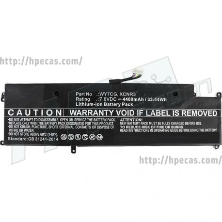 Bateria Original DELL Latitude 7370, 7.6V 4250mAh 34Wh Li-Ion (XCNR3, 451-BBUZ, MH25J, WY7CG, CV4PN) N
