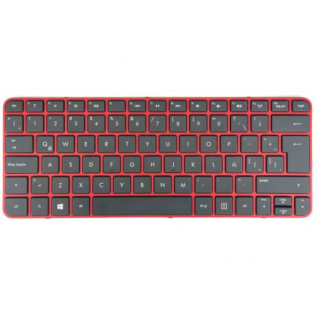 Teclado HP Português Vermelho Ruby (699034-071, 677713-071)