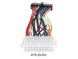 Cabo Conversor ATX 20-Pin Fêmea para Mini ATX 24-pins das Fontes HP Slimline