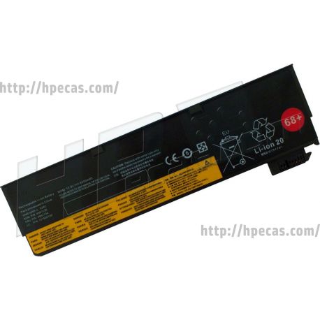 Bateria Lenovo Compatível 68+, 6C 10.8V 48Wh 4400mAh, ThinkPad A275, L450, L460, L470, P50s, T440, T440s, T450, T450s, T460, T460p, T470p, T550, T560, W550s, X240, X250, X260, X270 (45N1128, 45N1129, 45N1130, 45N1131, 45N1132, 45N1133, 45N1734, 45N1735) C