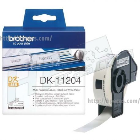 Brother Etiquetas Originais Precortadas Mu (DK11204) N