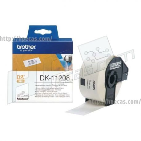 Brother Etiquetas Originais Precortadas De (DK11208) N