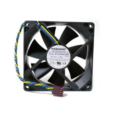 HP Cooling fan 92x25mm 12VDC, 0.4A (646813-001, 585884-001, PVA092G12H -P03-AE) R