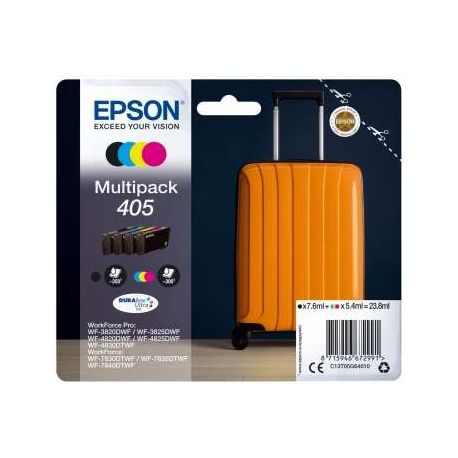 Epson 405 Pack De 4 Cartuchos De Tinta Originais C (C13T05G64010) N