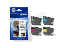 Brother Lc422 Pack De 4 Cartuchos De Tinta Origina (LC422VAL) N