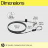 HP Essential Nano Combination Cable Lock (63B31AA)