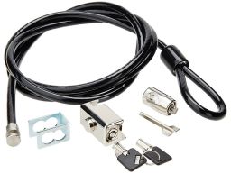 HP Business PC Security Lock 1.8m Black  Metallic cable lock (335809-001, 508987-001, PV606AA)