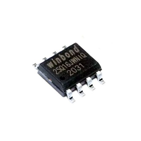 BIOS Chip 1.8V 16M-bit SERIAL FLASH MEMORY with Dual/Quad SPI, SOIC-8 150-mil (25Q16JWNIQ, W25Q16JWSNIQ) N