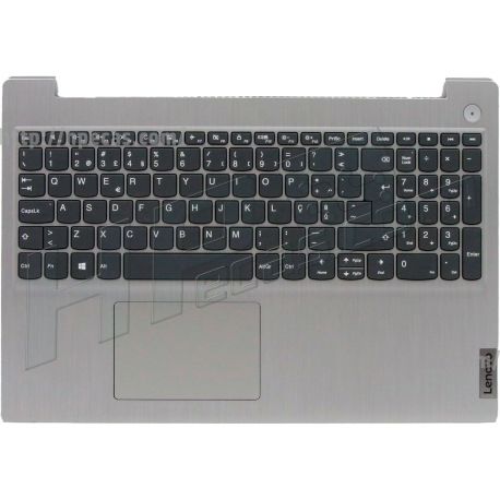 Lenovo Upper Case IdeaPad 3-15ARE05, 3-15IIL05, 3-15ADA05, 3-15IML05 Platinum Grey com teclado PT, Non-Fingerprint (5CB0X57482, 5CB1D03695) N