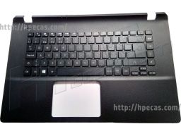 Top Cover com Teclado Português Preto para Acer EasyNote TF71BM (60.Y4UN2.019, 60Y4UN2019) N