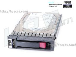 HPE 3TB 7.2K 6Gb/s DP SAS LFF SAS HP 512n MDL HDD - For EVA M6612 (625030-001, 638521-002, 687045-001, 695507-007, 698695-002, QR479A) Recondicionado